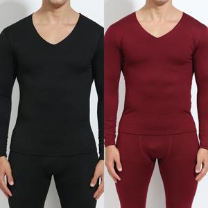 남자 Traceless 열 속옷 가을 옷 가을 바지 세트 얇은 커플 슬리밍 난방 바닥 속옷 솔리드 편안한