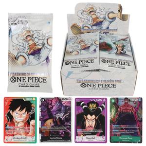 40/300Pcs Anime 원피스 카드 TCG OP-05 Luffy Zoro Shanks 어린이 선물 장난감을위한 트레이딩 컬렉션 카드