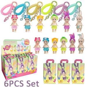 1-12PCS 써니 엔젤 블라인드 박스 히퍼스 꿈꾸는 사탕 가게 시리즈 피규어 장식품 인형 어린이 키 체인 크리스마스 장난감 선물