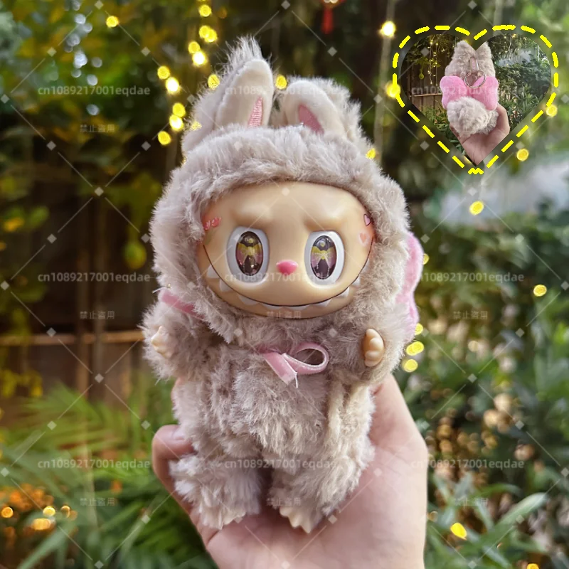 새로운 도착 괴물 Labubu 시리즈 위니 크리 에이 티브 변경 인형 Diy 그림 비닐 펜던트 인형 블라인드 박스 소녀 장난감 소녀 생일 선물