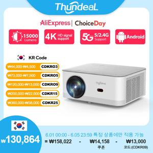ThundeaL 풀 HD 1080P 2K 4K 프로젝터, TD92 프로, 와이파이 안드로이드 빔 프로젝터, 홈 시어터 게임 영화 비디오 플레이어 비머