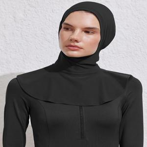 여름 이슬람 목욕 수영 Hijab 여성 수영 인스턴트 터번, 확장 목 디자인, 빠른 건조