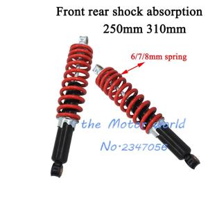 오토바이 50cc-125cc 먼지 핏 자전거 ATV 이동 카트에 대 한 250mm 310mm 전면 후면 충격 흡수 장치