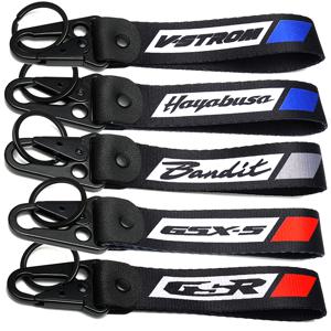 Vstrom 650 1000 dl GSXS GSR 750 1000 600 400 HAYABUSA Bandit 150 400 1200 1250 1250S GSF 자수 키 체인 열쇠 고리