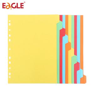 EAGLE 3 링 바인더 디바이더, A4 크기 11홀 펀치, 탭이 있는 종이 인덱스 디바이더에 쓰기, 2/3/4/11 링 바인더 사무실용