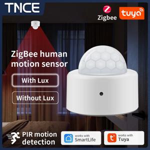 TNCE Zigbee3.0 미니 스마트 PIR 동작 탐지기 인간 Lux 광 센서 도난 경보기 센서 App 원격 제어 스마트 라이프