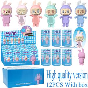 새로운 Labubu Hippers 블라인드 박스 그림 액션 입상 컬렉션 Pvc 모델 장난감 인형 어린이 장식 장난감 생일 선물 재고 있음