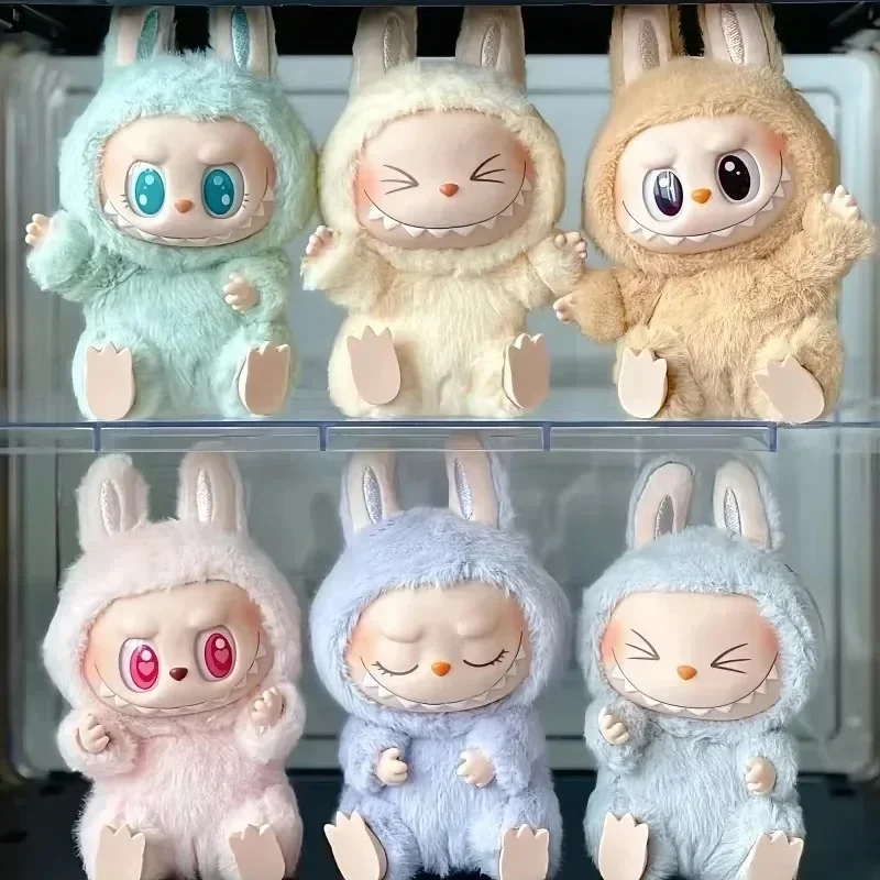 2025 괴물 Labubu 시트 다운 파티 시리즈 애니메이션 그림 5.9 인치 비닐 얼굴 인형 그림 모델 가방 키 체인 깜짝 선물 장난감
