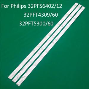 필립스 32PFS6402/12 32PFT4309/60 32PFT5300/60 LED 바 백라이트 스트립 라인 눈금자 GJ-2K15 D2P5 D307-V1 V1.1 용 TV 조명