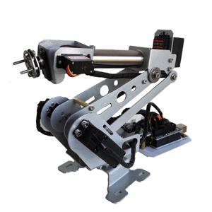 6 Dof 스테인레스 스틸 로봇 팔 기계 로봇 원격 제어 클로 어린이 장난감 RC 로봇 팔 DIY 키트에 대 한 서보 MG90