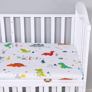 51x28inch(130x70 cm) 신생아 아기 장착 어린이 침대 시트 만화 인쇄 침대 시트 아기 침대 매트리스 커버 남여 아기 소년 소녀