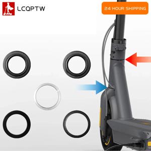전기 스쿠터 조향 베어링 헤드셋 세트 Ninebot MAX G30 G30D 보울 알루미늄 베어링 링 망간강 예비 부품