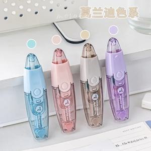 1pc 귀여운 DIY 양면 접착 도트 스틱 롤러, 영구 접착 애플리케이터, 접착제 테이프 디스펜서 문구 용품