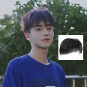 가발 남성용 머리 수리 블록 면도 지중해 대머리 커버 흰 머리카락 천연 통기성 최고 화학 섬유 머리카락
