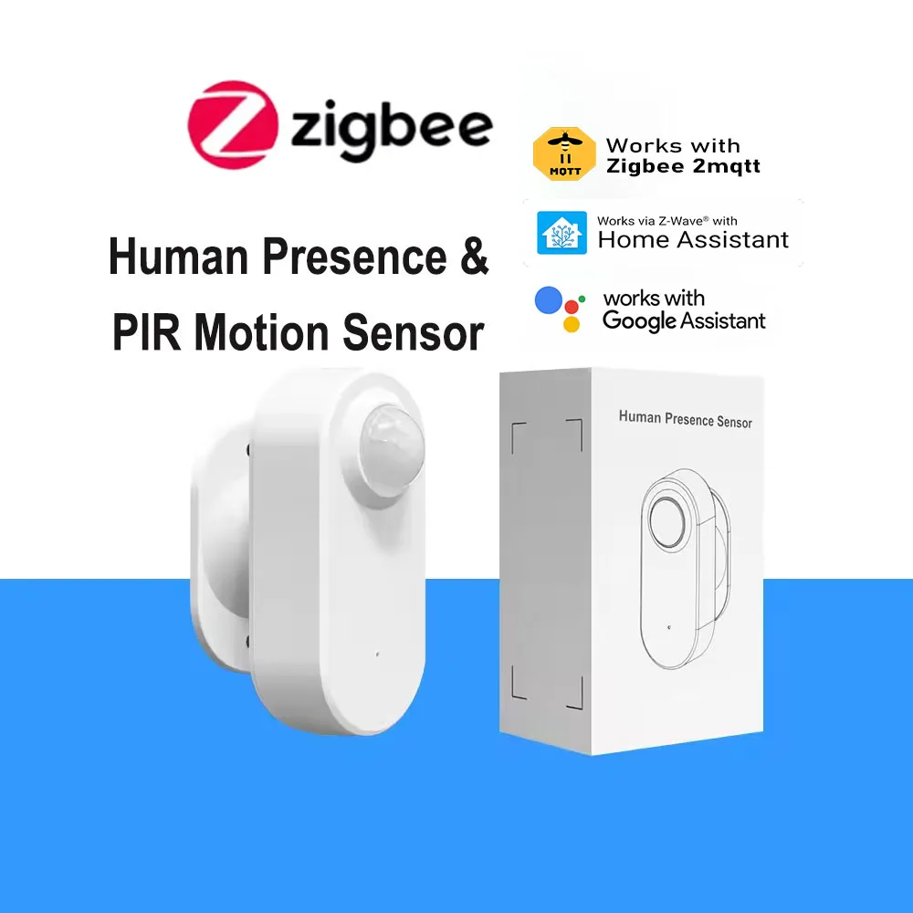 Zigbee 인간 존재 감지기 ZG-204ZM, 휘도/거리 감지, PIR 모션 센서 24G 지원 Zigbee 2mqtt 홈 어시스턴트
