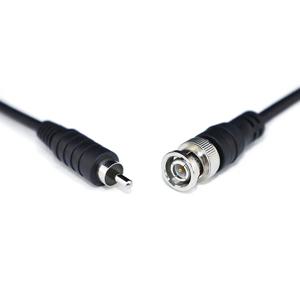 CCTV 카메라 시스템용 동축 케이블 커넥터 어댑터, 비디오 BNC 수-RCA 수 잭, 카메라 액세서리 q1, 1m, 2m, 3M