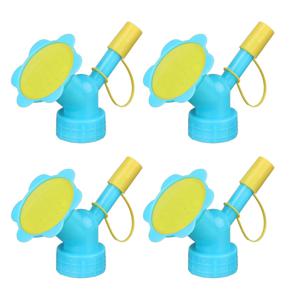 2 In 1 급수 노즐 태양 꽃 자동 급수 Waterer 원예 음료 병 즙이 많은 관개 도구