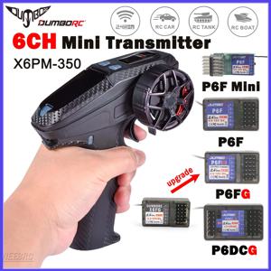 DUMBORC 6CH X6PM-350 2.4G 4.8-12V 미니 송신기 P6F 미니/P6F/P6FG/P6DCG RC 자동차 보트 탱크 모델 부품 X6FG 용 자이로 수신기