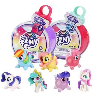 Hasbro 내 작은 조랑말 마술 병 블라인드 박스 보물 사냥 DIY 반지 인형 선물 장난감 모델 애니메이션 피규어 장식품 수집