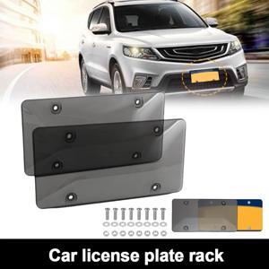 2Pcs 자동차 번호판 프레임 커버 쉴드 라이센스 보호기 커버 310*160mm 라이센스 플레이트 커버 자동차 라이센스 플레이트 프레임