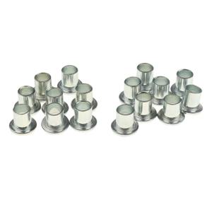 16 조각 8mm 철 인라인 롤러 스케이트 휠 액세서리 센터 베어링 부싱 스페이서 내구성 스케이트 신발 교체 부품