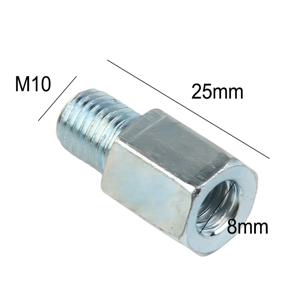 오토바이 스쿠터 미러 어댑터, 8mm 암컷, 8-10mm 수컷, 시계 방향 나사, 2 개