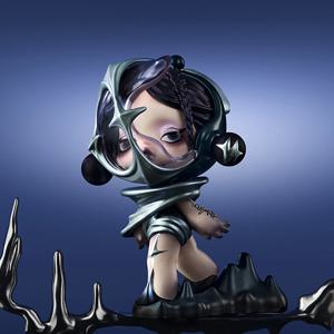 팝 마트 SKULLPANDA 사운드 시리즈 블라인드 박스 장난감 미스터리 박스 미스테리 Caixa 액션 피규어 Surpresa 귀여운 모델 생일 선물