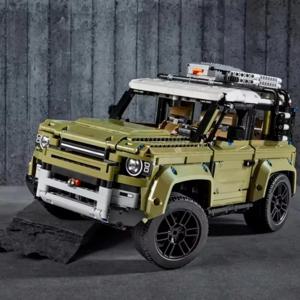 2025 새로운 랜드 로버 수비수 오프로드 빌딩 블록 크리 에이 티브 스타일 퍼즐 세트 모델 MAC 기술 차량 장난감 어린이 성인