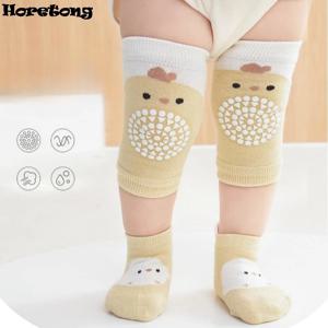아기 무릎 패드 및 바닥 양말 세트, 미끄럼 방지 크롤링 쿠션, 유아 보호대 안전 무릎 패드 2 피스 세트, 여아 및 남아용