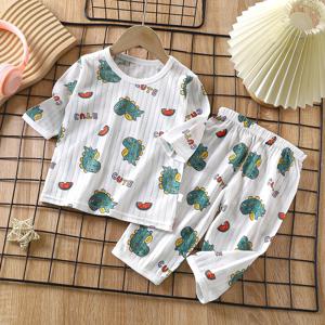 아기 잠옷 세트 면화 어린이 잠옷 유아 긴 소매 아기 Nightwear 잠옷 어린이 만화 Homewear 의류