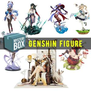 Genshin Impact Lucky Cering Rain 장식품 블라인드 박스 피규어로 미스터리를 풀어보세요