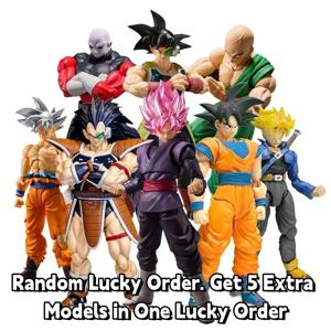 드래곤 볼 애니메이션 피규어 미스터리 박스 서프라이즈 미스터리 박스 Goku Frieza Vegeta Krillin Lucky Box 꿈을 실현하십시오