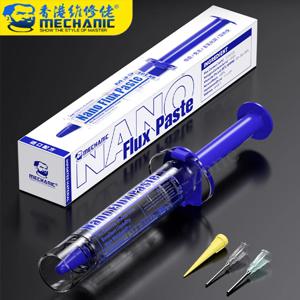 Mechanic M35 나노 플럭스 페이스트 10CC 고성능, 휴대 전화 마더 보드 수리 납땜 도구 용 3pcs 바늘 포함