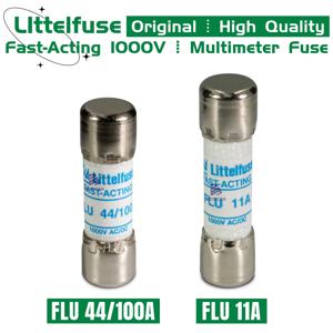 Littelfuse 정품 멀티미터 퓨즈, FLU 11A FLU-11, 고속 블로우, 1000V FLU-44/100A FLU 44/100A 440mA 0.44A 10X35 10X38MM