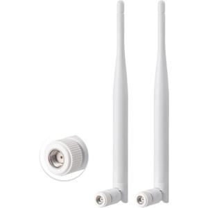 2.4G 5.8G WiFi 안테나 6dBi 2.4GHz 5GHz 흰색 고무 안테나 RP SMA 남성 보안 카메라 감시 레코더 WiFi 라우터