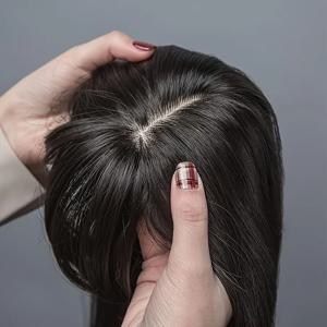 여성용 자연스러운 인모 앞머리, 클립인 확장, 보이지 않는 헤어피스, 사이드 프린지, Huam 헤어, 데일리 3D 커튼 앞머리, 10 인치