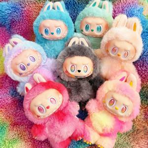Labubu 흥미로운 블라인드 박스 액션 애니메이션 피규어 17cm 귀여운 신비한 상자 Pvc 인형 및 취미 장식품 괴물 비닐 얼굴 인형