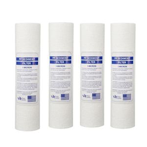 범용 정수 필터 2/4 PCS 5 미크론 pp 면 필터 요소 퇴적물 정수 필터 폴리 프로필렌 소재 사용하기 쉬운