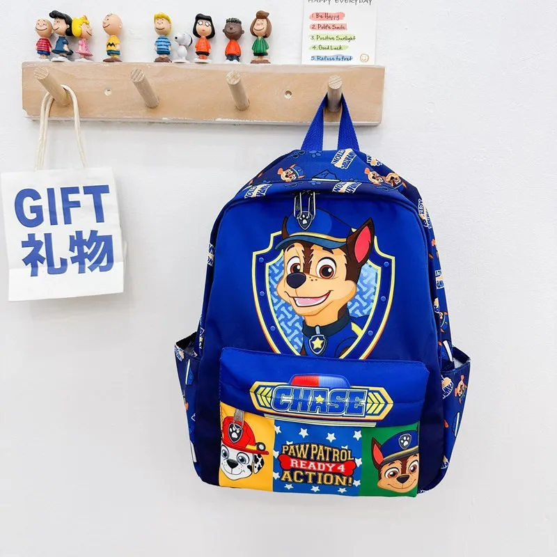 원래 PAW 순찰 배낭 Schoolbag 스카이 체이스 애니메이션 그림 소년 소녀 강아지 순찰 인형 귀여운 만화 어린이 장난감 선물