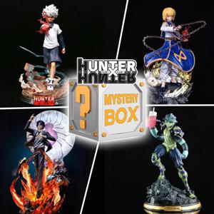 헌터 x 헌터 피규어 미스터리 박스 애니메이션 소장품 PVC 모델 Kurapika Killua Meruem Hisoka 동상 팬들을위한 선물