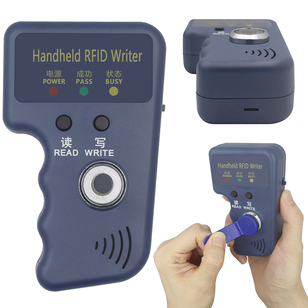 RW1990 125KHz TM 복사기 RFID 복사기 리더 TM1990 ibutton DS-1990A T5577 EM4305 CET5200 TM 칩 카드용 I 버튼 핸드 헬드