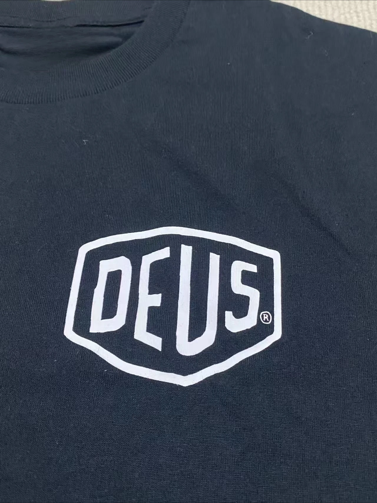DEUS 트럭 인쇄 헤비 워시 레트로 티셔츠 인쇄 반팔 하이 디자인 럭셔리 브랜드 다목적 루즈 버전