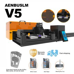 iPhone 8-16 시리즈 후면 유리 및 카메라 렌즈 수리용 AENBUSLM V5 레이저 기계, 하우징 전화 수리 도구 세트 및 에어 필터 포함