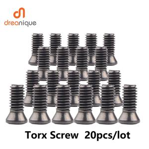 Dreanique CNC 나사 1.8 M2 M2.5 M3 M3.5 M4 M5 M6 삽입 Torx 나사, 카바이드 터닝 인서트 CNC 선반 도구 교체용, 로트당 20 개