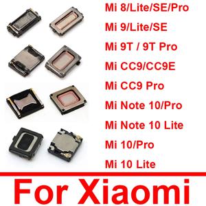 Xiaomi Mi 8 9 9T 10 Pro Lite Mi 8se 9se CC9 CC9e Mi Note 10 Pro Lite 수리 부품 용 내장 이어폰 이어폰 상단 이어 스피커
