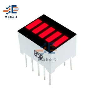 2개/몫 5 세그먼트 빨간색 1 자리 바 LED 디스플레이 Arduino용 전자 PCB 보드