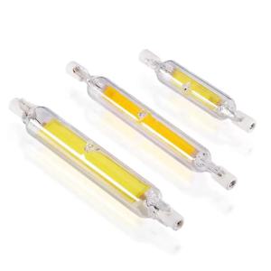 LED COB 유리 튜브, 매우 밝은 전구, 가정 교체 할로겐 램프, 118mm, J118, 78mm, J78, AC110V, AC 220V