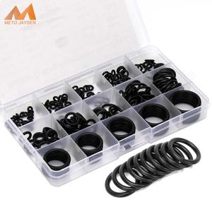 150 개/상자 Airsoft NBR 고무 가스켓 교체 씰링 O-링 키트 OD 6mm-30mm CS 1mm 1.5mm 1.9mm 2.4mm