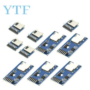 1-50PCS 마이크로 SD 카드 모듈 TF 카드 리더/라이터 SPI 인터페이스(Arduino ARM AVR용 레벨 변환 칩 포함)