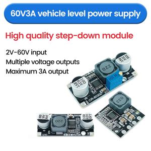 DC-DC 스텝 다운 전원 공급 장치 모듈, 조절식 스텝 다운 모듈, 전압 조정기, Arduino용, LM2596, 3A, 60V ~ 24V, 12V, 5V, 3.3V